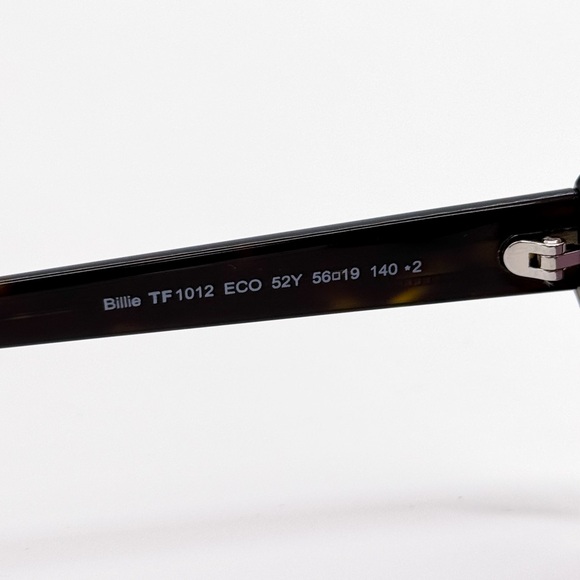 NEW TOM FORD BILLIE TF1012 ECO 52Y WOMEN SUNGLASSES FT1012/S HAVANA EYEWEAR - Picture 8 of 10